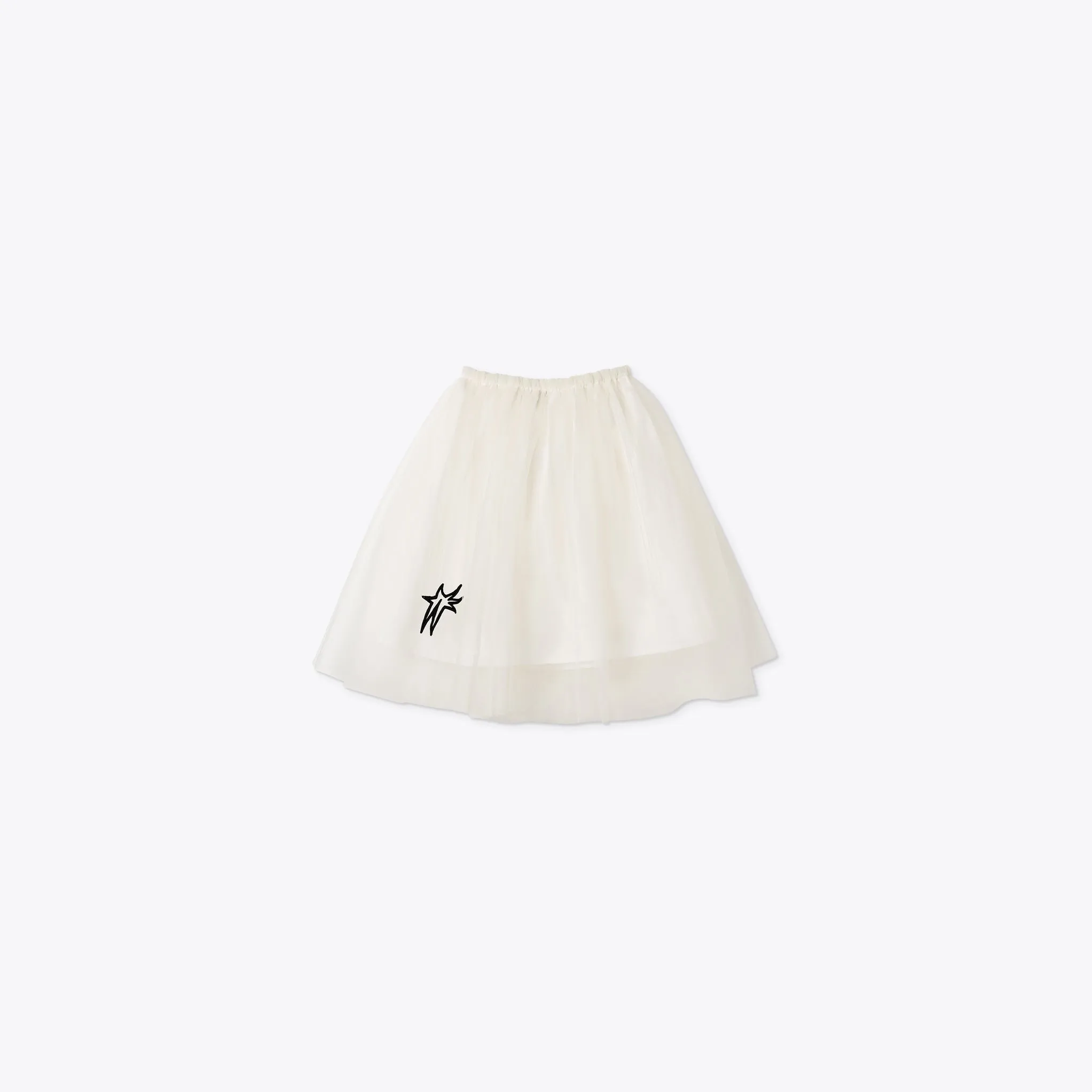 WHITE TULLE SKIRT